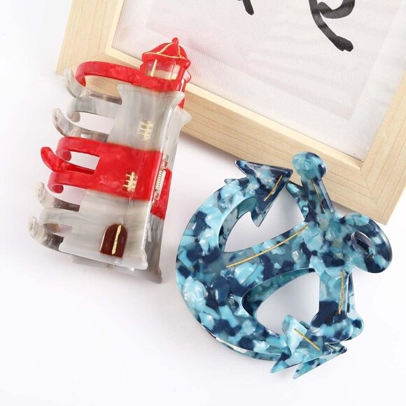 Hair Claw Acetate Women Girls Gift Modern Durable Stylish Hair Accessory